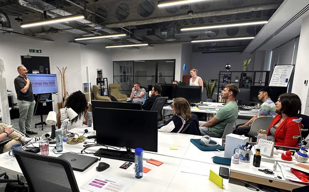 The bots for that team at work in the London office