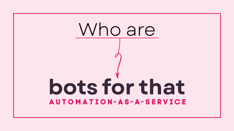 Who are bots for that